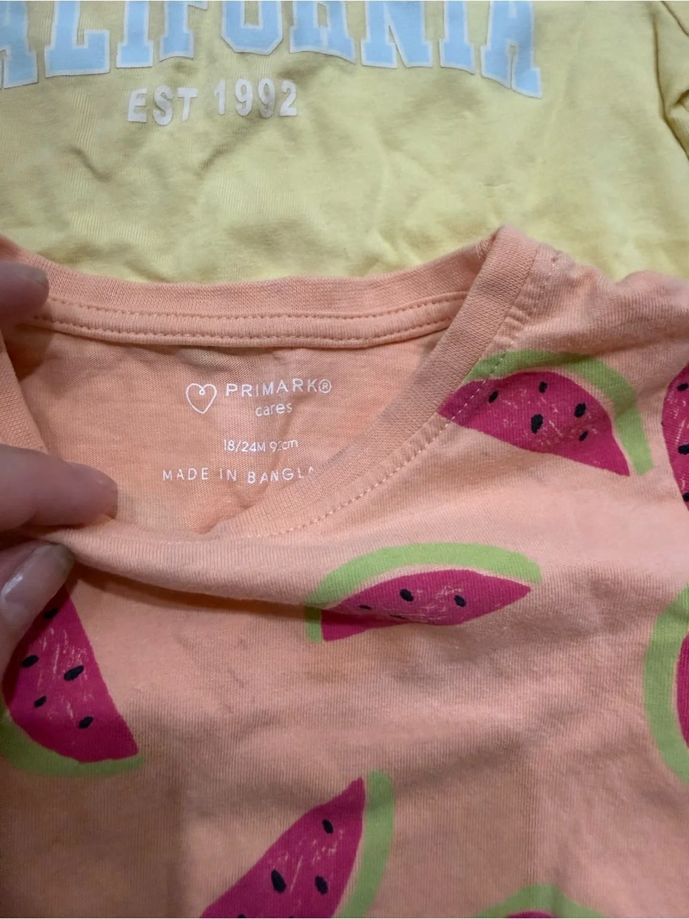 Lot of five items girls 18-24 months; mostly Primark